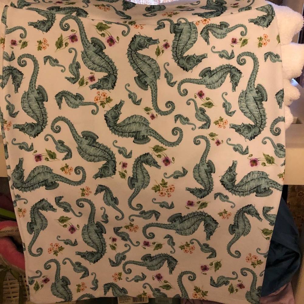 🐳🐙 Seahorse Pencil Skirt 🐙🐳